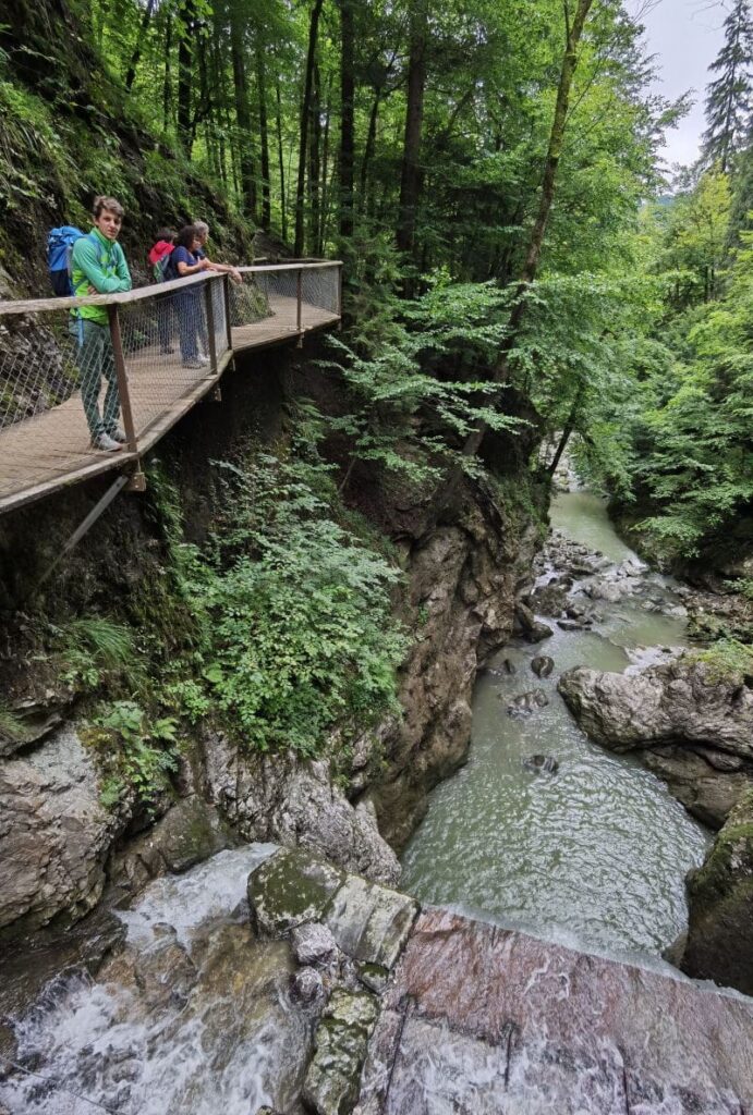 Rappenlochschlucht Wanderung Richtung Staufensee