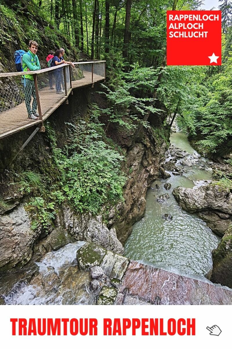 Rappenlochschlucht Dornbirn wandern